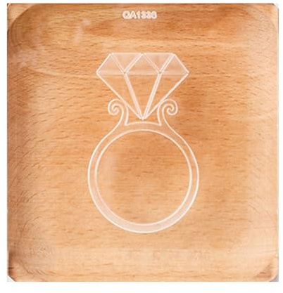 Stampo per biscotti di legame dolce pratico elegante stampi da sposa a forma di tra cui abiti e anelli di fidanzamento