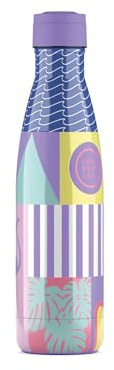 Cool Bottles - Borraccia Termica - 500 ml - René x Antonyo Marest - Bottiglia d'Acqua in Acciaio Inox - Bevande Fredde per 36 ore e Calde per 18 - Finitura con Stampa 3D - Senza BPA | Bevande fredde 36 ore e calde 18 ore, finitura esclusiva stampa 3D, acciaio inossidabile, senza BPA