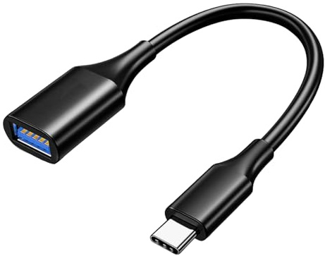 1 USB-C to USB 3.1 adapter, high-speed USB C OTG male to USB female cable converter, compatible with mobile phones (iPhone 16/15, Samsung), laptops, tablets, suitable for all Type-C devices