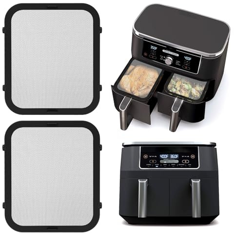 2 Pezzi di Rete Antispruzzo Magnetica, Magnete Resistente al Calore, Adesione Forte, Difficile da Staccare, Adatto per Friggitrici ad Aria NINJA AF400 AF451
