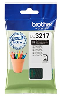 Brother,LCBK,Original AA8Tintenpatrone LC-3217BKschwarz (für BrotherMFC-J5330DW, -J5335DW, -J5730DW, -J5930DW, -J6530DW,-J6930DW, -J6935DW)