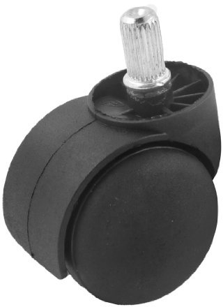 Aexit Black 50mm Dia Twin Wheel Swivel Caster for Cart Home Office Chair (ac43a0c722af43f8b5a5f9da599adbbd)