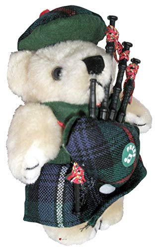 I LUV LTD Musical Teddybär MacEwan Clan Tartan Schottisches Geschenk, Hergestellt in Schottland