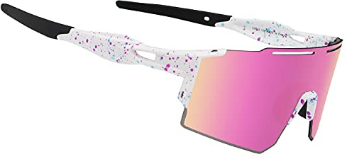 OULAIQI Cycling Sunglasses for Cycling Men Women Baseball Glasses 1 Lens