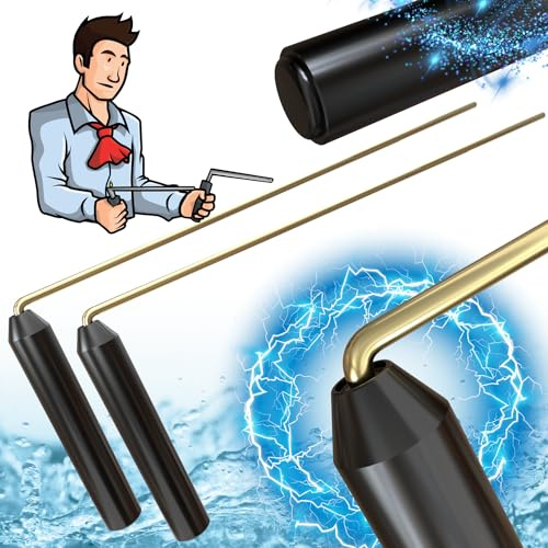 Baguettes de Sourcier Professionnelles Modèle PRESTIGE - Baguette de Radiesthésie Ultra Résistantes, Tiges en Laiton – Marque Française [Garantie A Vie]