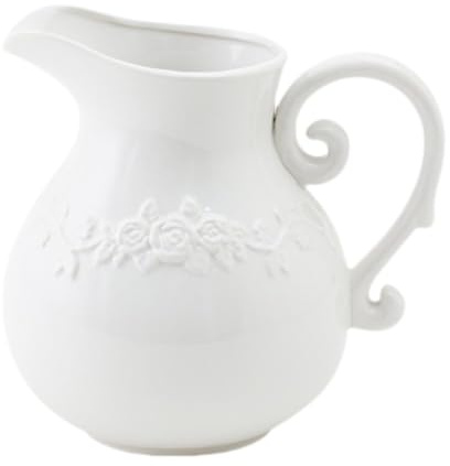 perfk Vaso da Fiori in Ceramica Vaso da brocca per Fattoria Centrotavola per Matrimoni Ornamento da Tavolo Multifunzionale Vaso per brocca di Latte per, Stili Corti