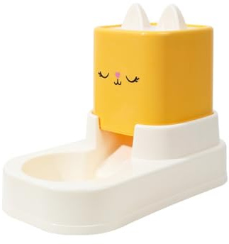YIYILU Futter- und Wasserspender für Katzen – 2-in-1 automatische Fütterung, robust & sparsam, geeignet für Reisen
