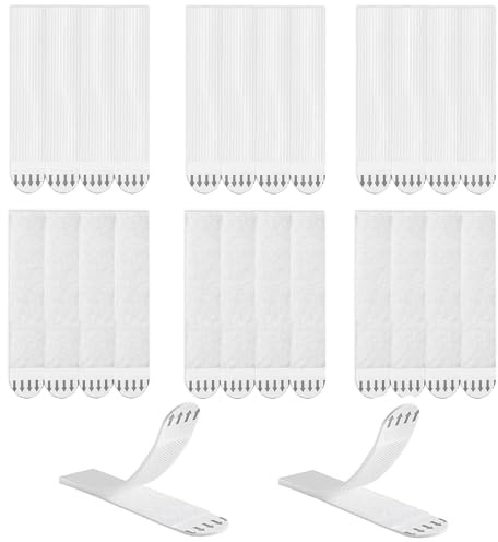 Appendi Quadri Senza Chiodi, 36 Paia(72 Pezzi) Chiodi Adesivi per Quadri Muro, 19 x 92mm Adesivi per Quadri da Appendere, Appendi Quadri Adesivi Adatto per Quadri Cornici Poster Foto Decorazioni