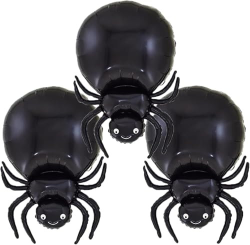 3 Globos de Halloween, Globos de Papel de Aluminio y Helio, Decoración para Casa Embrujada