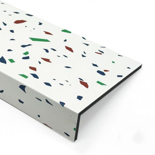 YIYHFKM Rivestimento Opaco Acrilico della Finestra Sill Copertura, Esterno & Indooor Wide Window Sill Sostituzione Plate, Impermeabile & Impermeabile Cill Protector, Larghezza 10/15/20/25/30/35/40CM