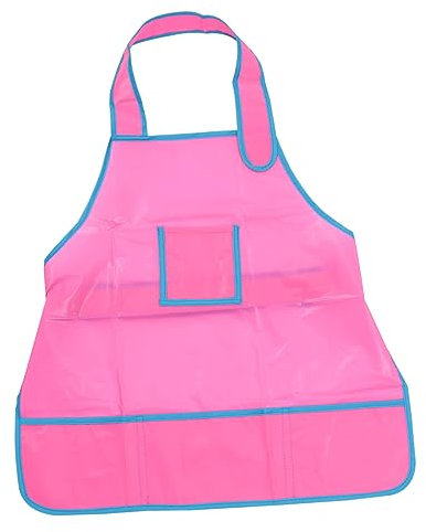 COLLBATH Junge Mädchen Malschürze Malkittel Jungen Mädchen Verstellbar Elastisch Atmungsaktiv Mit Tasche Für Basteln Malen Backen Schutz Schürze Und Zeichenstunden