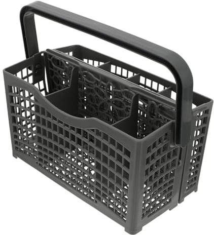 UTHCLO Dishwasher Basket Plastic Storage Basket for Cutlery and Tableware with High Temperature Resistance, Kitchen Utensil Storage and Dishwasher Accessory