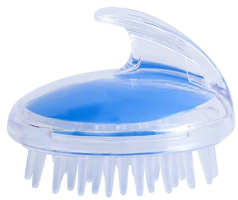 Kopfhautmassagegerät, Shampoo-Bürste mit weichen, flexiblen Silikonborsten, ergonomischer Kopfhautschrubber für Haarpflege für Kopf