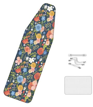 yazilan Copriasse da Stiro in Cotone, Super Permeabile al Vapore, Copriasse da Stiro A Vapore - XXL, Ispessito - Design 2 in 1Design, per Assi da Stiro Grandi