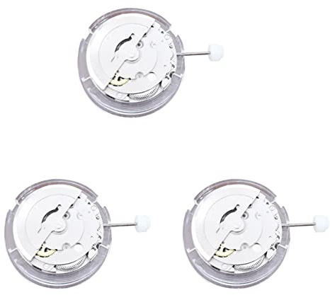 Xnuiasqe 3 calendarios de movimiento de reloj para calendario individual 2813, 3 manecillas, fecha a las 3 en punto, movimiento mecánico automático A