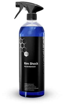 evorilo Rim Shock 1 Liter säurefreier pH hautneutraler Felgenreiniger | Gel Formel mit Wirkindikator gegen Bremsstaub und Straßenschmutz für lackierte, polierte, verchromte und matte Felgen