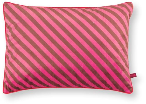 Pip Studio Zierkissen Blockstreifen Rosa