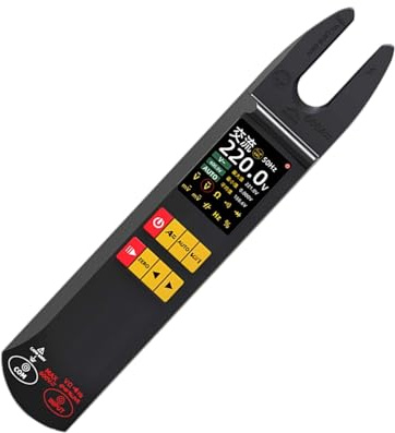 Smart Clamp Meter For Electrical Tasks Measures Current Capacitance Resistance Large Screen & Data Hold Feature Charging Electrical Tester Tool