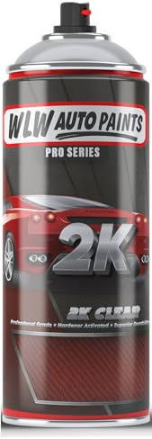 Xtremeauto Pro Series 2K Clear Coat Aerosol 400ml – Professional 2K Clear Lacquer Spray with Hardener Activated, High Gloss Automotive Clear Coat, Fuel & Chemical Resistant