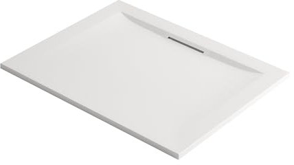 Jacob Delafon E62324-00 Receveur Flight Pure 100x80, Blanc Brillant