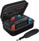 LYCEBELL Tragetasche Case für Nintendo Switch, Aufbewahrung Switch Konsole, Pro Controller, Joy Con Griffe, mit Mehr Platz, 18 Spielkarten und Anderes Zubehör mit Schultergurt (Schwarz)
