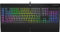 Corsair K55 RGB Pro XT Gaming Tastatur (QWERTY US, Dynamische RGB Beleuchtung pro Tasten, Makro Tasten, IP42 Staub- und Wasserfest, abnehmbare Handgelenkstütze, Meadia & Lautstärke), Blacks, 15666436