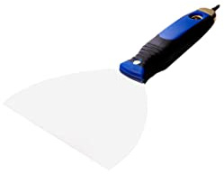 Gipserspachtel mit Bit - rostfrei - Kunststoffgriff mit Aufhängeloch - Bit PH2 - Spachtel mit Bit - Breitspachtel mit Bit - Trockenbauspachtel mit Bit - Rigipsspachtel mit Bit - ergonomischer Griff