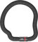 ABUS Candado de cadena Goose Lock - candado de bicicleta flexible y sin traqueteo de acero templado - 6 mm de grosor - 110 cm de longitud - con llave - negro