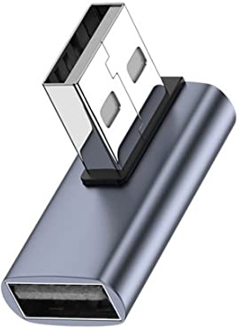 chenyang USB 3.0 Adapter, USB 3.0 Typ A Stecker auf Buchse 90 Grad rechtwinkliger Stecker Adapter