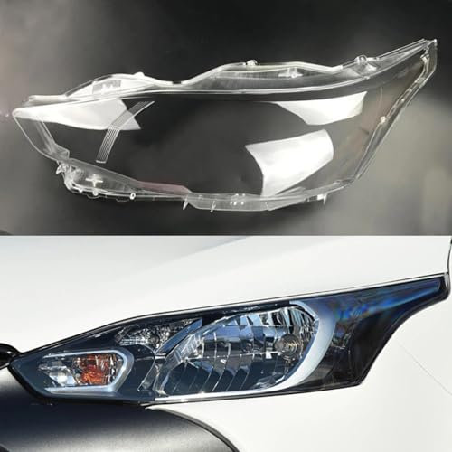 CHROX Für Toyota Yaris L 2016–2019, Kopflampengehäuse, Auto-Frontscheinwerfer-Abdeckung, Auto-Lichtlinse, Glas, helle Lampenschirm-Shell-Kappen