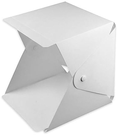 CLSSLVVBN Tenda per Fotografia in PVC Interfaccia USB Pieghevole LED 2x5600k 2x550lm Scatola per fotografare Eva Professionale per Domestico Rimovibile