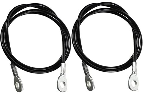 KITANDOVE Your Workout Routine 2 Stück Fitnesskabel 5 Mm Durchmesser 1 4 M Pu-beschichtet Ersatzkabel