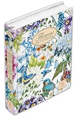 Pigna, 16-månaders skolagenda Nature Flowers, 448 sidor, vadderad kartongomslag, format 11,8x16,5 cm, personlig agenda, fri datumangivelse, motiv fjäril, förpackning 1