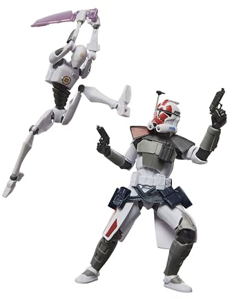 Star Wars The Black Series ARC-Soldat (Infiltrator) & Kommandodroide (Training), Battlefront II Premium Action-Figuren (15 cm) zum Sammeln