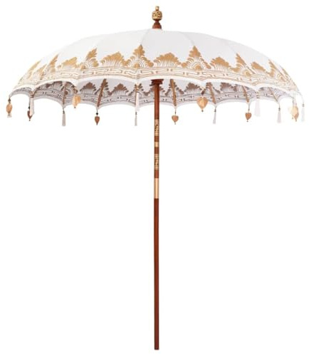 vidaXL Parasol balinais Crème 215 x 215 x 260 cm
