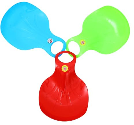iplusmile 3stücke Kinderskibrett Snowboardplatte Outdoor-Snowboard Aus Dickem Material Für Abfahrten Schnee Gras Und Sand Leicht Stabil Und Einfach Zu Transportieren