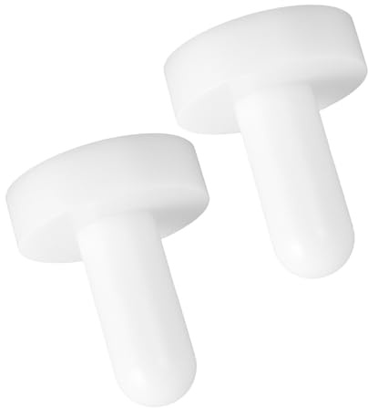 Homoyoyo Poussoir à Tarte 2pcs en Pp Blanc, Diamètre 8 Cm, Accessoire Pâtisserie Professionnel pour Moules à Tartelettes, Gain de Temps en Fabrication de Desserts Français