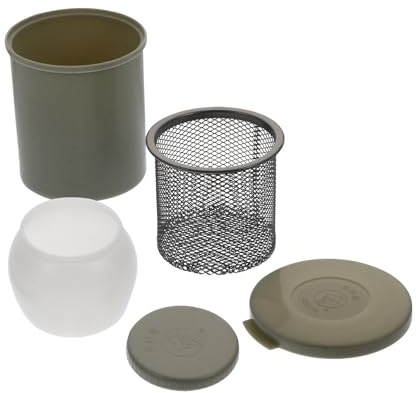 SEWOART Pinselreiniger mit Edelstahl Filter Ölfarbenstift Wascheimer Langlebiger Bürstenwaschbehälter für Malzubehör und Künstlerbedarf