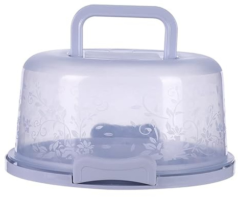 Générique Boite Transport Gateau, Boite De Transport Gateaus, Boite A Gateau, Cloche A Gateaus Pour GâTeaux, CrêPes, Pain, Collations (25 X 21 X 13 Cm)