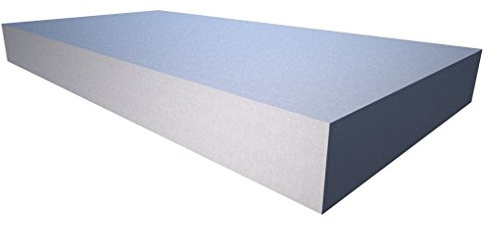 Akustikschaum Plattenabsorber glatt aus Basotect® grau - 4 Stück / 1m² - 50cm x 50cm x 5cm