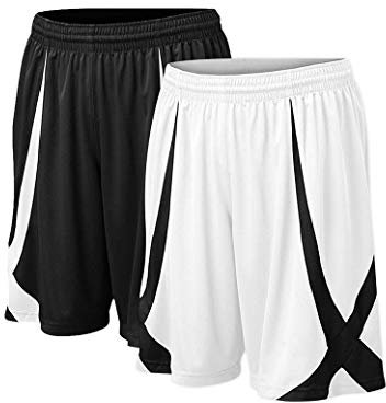 TopTie Sport Shorts Herren Basketball Trainingsshorts Kurze Sporthose ohne Taschen für Fitness Outdoor