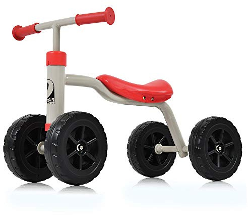 Hauck Bicicletta senza Pedali per Bambini 1-3 Anni, Stabile, Gioco Equilibrio, Rosso