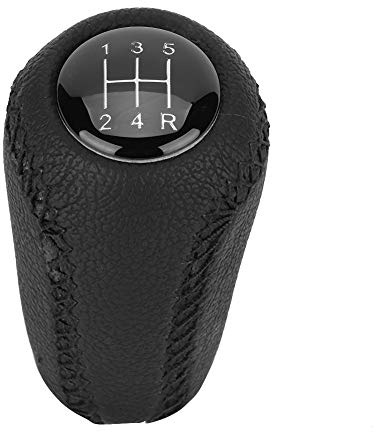 Qiilu Tool Schaltknauf, 5-Gang-Schaltknauf, schwarz, für Maz da 3 BK BL 5 CR CW 6 II GH CX-7 ER NC III MX-5 2005-2011