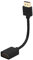 VCE Cavo Prolunga HDMI Corta Alta Velocità, Adattatore HDMI Maschio Femmina, Prolunga HDMI per Fire Stick TV 4K, 14CM 1 Pezzi