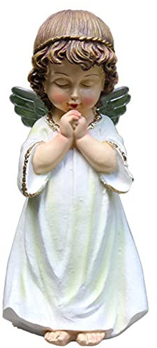 LTLCBB Engel Figur Aus Harz 20 cm Groß, Kleines Mädchen Schöne Deko Schutzengel Mit Flügeln, EIN Ganz Persönlicher Beschützer, Engelsmädchen Statue