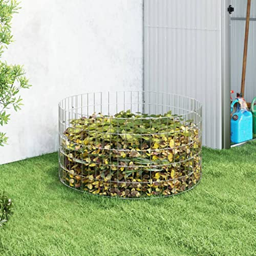 Home Prodotti-Composter da giardino 100x50 cm Acciaio zincato