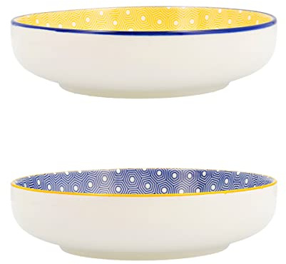 Quid Bol Pippa Multicolor Cerámica 20 x 20 x 5 cm (6 Unidades) (Pack 6x)