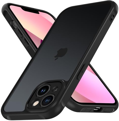 iVoler Cover Opaca per iPhone 13 Mini 5.4 Pollici, [Protezione Della Fotocamera] [Antiurto di Grado Militare] Custodia Traslucida Posteriore Ultra Sottile Anti-Impronte Protettiva Case