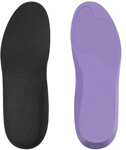Endoto Sulor för skåpbilar, ersättningsinsatser för skateboardsneakers för män och kvinnor, vadderade för komfort och smärtlindring, fotsmärta-43 EU