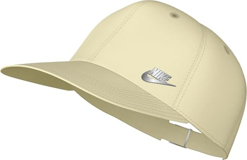 NIKE Cappello Unisex U Nk DF Club S CB Mtfut L, Latte di Cocco/Argento Metallizzato, S/M